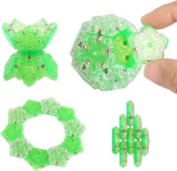 Fidget Toys mature-themed Set  Stocking Stuffers  Gift for Teenagers & Men - 12-Piece Green Set