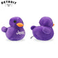 Jeep Text Logo Stuffed Animal Plush Duck Purple -Perfect Enthusiasts You'Ve Been Ducked (Purple)