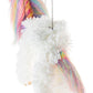 Rainbow Mane Magical Unicorn Marionette Yarn Puppet (White)