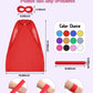 Jenaai 72 Sets Halloween Capes and Masks for Kids with Slap Bracelets Heroic Party Cosplay Group Dress up Costume