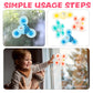 JOFONY 4 PCS Suction Cup Spinners Toys for Baby,Spinning Toy for Baby 3+Months Toddlers Sensory Activity Fidget Bath Toy Educati