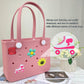 Lckaey Rubber Beach Bag Accessories-PVC Rubber decoration-for EVA Purse Bogg Inserts Y064Figure 38