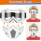 POKONBOY 2 Pack Detachable Masks, Tactical Mask with Goggles Compatible with Nerf Rival, Apollo, Zeus, Khaos, Atlas, & Artemis B