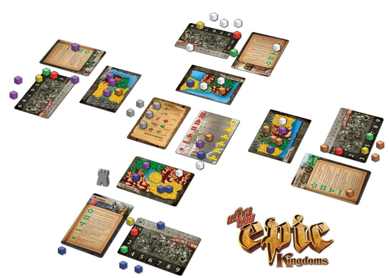 Gamelyn Games Ultra-Tiny Epic Kingdoms Pocket Board Game