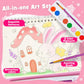 ROOCHKD Mess Free Paint with Water Watercolor Book, Portable Spiral-Bound Painting Art Set Gifts for Kids, Travel Friendly