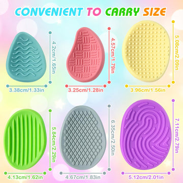 Sensory Fidget Toys For Kids Adults, 12Pcs Silicone Worry Stone, Textured Sensory Stones For Autism Adhd Kids Calming, Classroom Prizes Sensory Toys - Gifts Christmas Stocking Stuffers For Kids