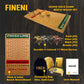 Fineni Horse Racing Game For Adults, Horse Race Board Game With 11 Luxurious Metal Horses (Gold, Silver, Black, Rose Gold), 22” Beech Wood Horse Race Game Board, Dice & Gold Card Included (Beech)