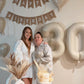 50 Balloon Number, Cream White Number 50Th Birthday Balloons 40 Inch, 50 Years Old Cream White Birthday Decorations For Men Wome