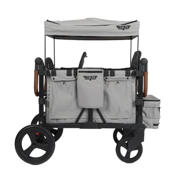 Keenz Vyoo Stroller Wagon With Canopy - Foldable Design For Easy Storage, 5 Seating Positions For Kids, Enhanced Child Safety, A