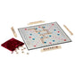 Hasbro Gaming Retro Series Scrabble 1949 Edition Board Game - Brown Wood, Model B2850