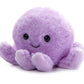 The Petting Zoo Purple Octopus Stuffed Animal Plushie, Gifts For Kids, Nuggetz Sealife Animals, Octopus Plush Toy, 6 Inches