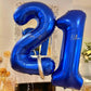 Navy Blue 11 Balloon Numbers,40 Inch Dark Blue 11 Birthday Balloons Large Foil Mylar Balloons Number 11 For Birthday Party Anniversary Decorations
