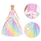 Sotogo 12 Pieces Doll Clothes For 11.5 Inch Girl Doll Fashion Handmade Doll Dresses Wedding Dresses Evening Dresses Party Gowns Outfit