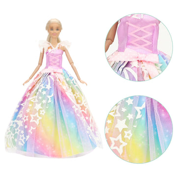 Sotogo 12 Pieces Doll Clothes For 11.5 Inch Girl Doll Fashion Handmade Doll Dresses Wedding Dresses Evening Dresses Party Gowns Outfit