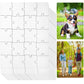 12 Sets Blank White Jigsaw Puzzles,Sublimation Puzzle Craft,White Diy Custom Puzzle For Heat Press Thermal Transfer Puzzle Craft(A5-20 Style)