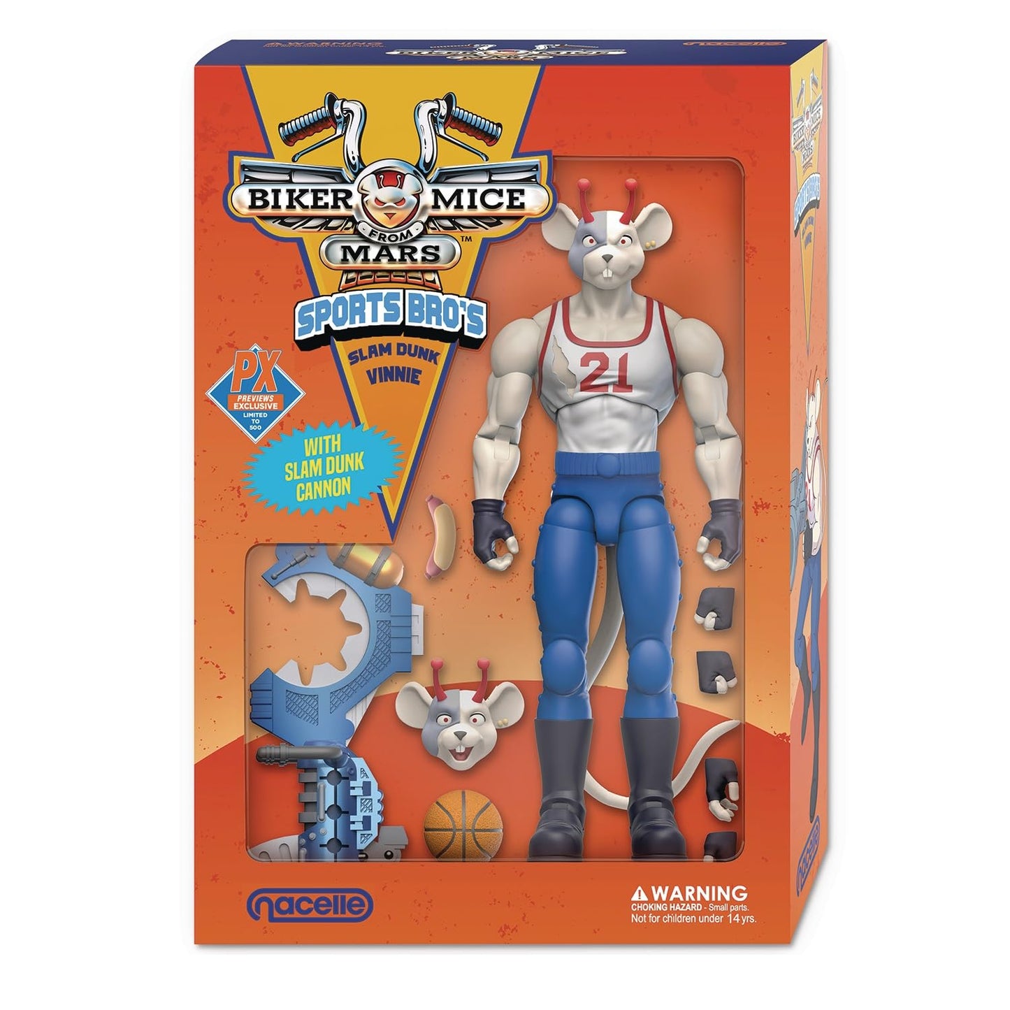 Nacelle Consumer Products Biker Mice from Mars: The Sports Bros Vinnie Previews limited availability Action Figure
