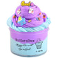 Two-Toned Scented Slime,5.5 Oz.Smooth Slime,Grape Scented,2 Fun Slime Charms Add Ins,Pre-Made Slime For Kids,Great 6 Year Old To