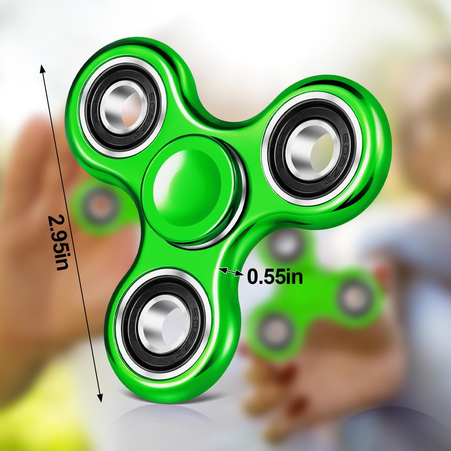 Gigilli Fidget Spinner Easter Basket Stuffers, Sensory Fidget Spinners Anxiety Relief For Kids Adults, Stress Relief Fidget Toys For Kids 8-12 With Adhd Autism, Birthday Easter Gifts For Kids Teens