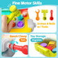 iPlay, iLearn Toddler Musical Workbench - Pretend Play Tool Set, Shape Sorter & Pounding Game for 1-3 Year Old Boys & Girls, Multicolored