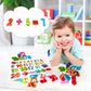 Number Puzzle - Montessori Wooden Puzzles For Toddlers 3-5 | Shape Learning Puzzle Learning Toy For Toddlers 3-5 Number Blocks T