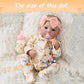 Myrebaby 17' Realistic And Cute Reborn Baby Girl Zoey Opened Her Eyes, Handmade Lifelike Reborn Doll, Advanced Painted Vinyl Gift Set For Kids Age 3+