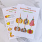 Winlyn 24 Sets Fall Pumpkin Ornaments Decorations Art Sets DIY 3D Fall Pumpkin Craft Kits Pumpkin Fall Maple Leaf Foam Stickers