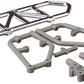RPM Traxxas Slash 4x4 Rear Bumper, Chrome