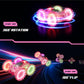 BFUNTOYS Amphibious Remote Control Car for Water or Land Play, RC Car for Kids Girls with LED Lights 4WD Stunt Car Pink Pool Toy