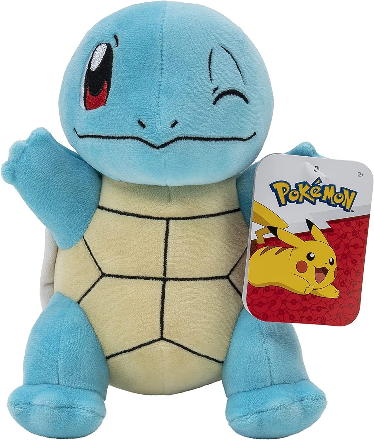 Pokemon Squirtle Plush Toy, 8 Inch, Multicolor, Polyester, Model PKW2693