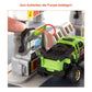 Matchbox Toy Cars Playset with Fuel Station & 1:64 Scale Truck, Orange, Plastic, 17.93 x 43.94 x 11.4 cm, Model GVY84