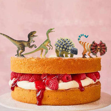 Gemini&Genius 4 Pcs Dinosaur Toys, Ankylosaurus Velociraptor Compsognathus Dilophosaurus Dinosaurs Set, Party Favor, Dinosaur Collector, Party Gifts For Kids 3 Years Old And Up