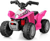 OLAKIDS Kids Ride On ATV  6V Electric Vehicle for Toddlers  4 Wheeler Battery Powered Motorized Quad Toy Car for Boys Girls with LED Lights  Horn (Coral)