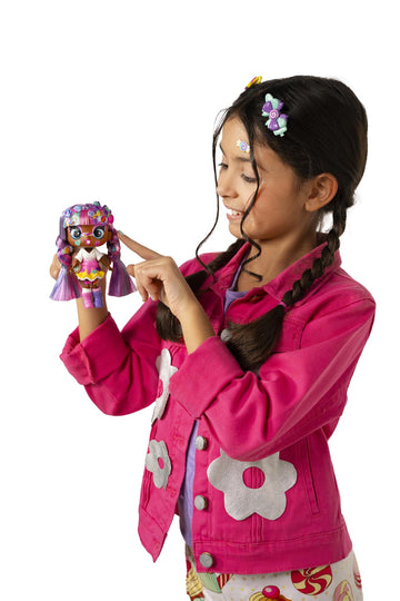 Decora Girlz 5' Dolls -3 Pack B - Blossom, Buzzy, And Sweetie | Fashion Dolls For Ages 4 And Up | Surprise Birthday Gift For Children | Set Of Doll Clothes, Stickers, Dolls & Accessories