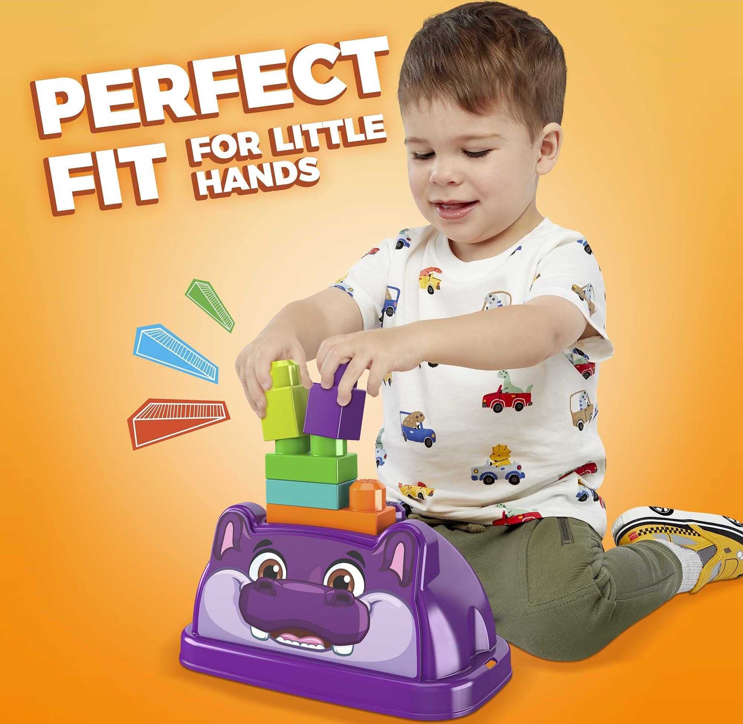 Mega Bloks First Builders Silly Hippo Grv21, Building Toys For Toddlers (25 Pieces)