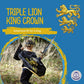Liontouch - Triple Lion King Crown | For Kids Aged 3+ Years - Size Adjustable | Medieval Pretend Play Toy For Boys in Durable Foam | Roleplay  Dress Up  Fancy Dresses & Royal Costumes