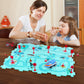 New Plastic Puzzles For Kids Ages 3-5 With A Cute Vehicle, Toddler Puzzle Track Play Set Gift, Critical Thinking Educational Toy