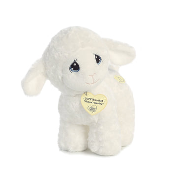 Aurora - Precious Moments - 10'' Luffie Lamb Musical, White