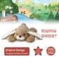 Niuniu Daddy 20'' | 3.3 Pound Bunny Weighted Stuffed Animals for Kids Adults, Soft Rabbit Plush Animal Calming Toys for Sleeping