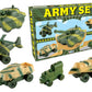 Yuiop  Army Set  3 Step Model Building Set For Kids  Build 5 Military Vehicles  No Sharp Edges
