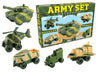 Yuiop  Army Set  3 Step Model Building Set For Kids  Build 5 Military Vehicles  No Sharp Edges
