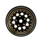 INJORA 1.0 Beadlock Wheel Rims Black Coating Brass Rims for 1/24 1/18 RC Crawler Car Axial SCX24 AX24 TRX4M FCX24, 39g
