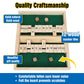 Gothink Wooden Shut The Box Game - Dice Game For 2 Player, Board Game, Classics Tabletop Version With 4Pcs Dices, Popular Pub Bo