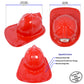 AnapoliZ Kids Firefighter Hat | 12 Pcs Plastic Fire Hats for Kids | Double Axe Fire Chief Theme Party | Fun, Safe, Soft Firefigh