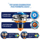 Infinity Nado Spinning Top Battle Set - 2 PCS Blue and Orange Battling Toys for Kids Age 5-12, Model 624602, Plastic Material