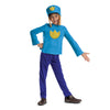 Disguise Dog Man Costume for Kids, Official Dog Man Movie Outfit with Hat and Ears, Child Size (10-12)