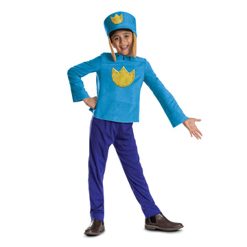 Disguise Dog Man Costume for Kids, Official Dog Man Movie Outfit with Hat and Ears, Child Size (10-12)
