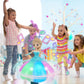 Enchanting Rotating Ice Princess Dancing Robot Toy With Colorful Lights, Music & Interactive Features - A Magical Gift For Child
