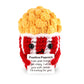 TOYMIS Popcorn Crochet Doll - Positive Knitted Food Doll for Party Decoration and Inspirational Gift