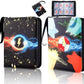 2pcs Card Binder 4 Pocket  enhanced Zip Trading Card Binder  Collectible Trading Card Album  Graded Card Binder  For M Tg T Cg Sports Cards(400 Pocket)