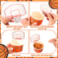 Sunnyray 48 Sets Basketball Hoop Snack Cups With Cards Basketball Party Supplies Paper Basketball Cups Disposable 8 Oz Treat Foo